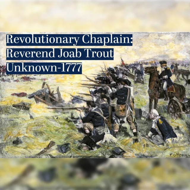On the eve of battle, many soldiers are filled with fear and anxiety. None of them know what the future may bring, but every one of them knows that this night could be their last. In such dark times, it is the chaplains who take it upon themselves to lift their spirits and inspire their charges to acts of courage and heroism. 

The night before the Battle of Brandywine was one such occasion. It was September 10, 1777, and the British army was making a concerted push towards Philadelphia. Determined to halt the British advance, Washington ordered his forces to blockade all potential crossings on the Brandywine River.

Washington requested that one of his chaplains give a sermon to encourage the men. According to what records remain, that chaplain was a man by the name of Joab Trout. He began, “They that take the Sword, shall perish by the Sword.” His sermon was a grim reminder of why the colonists were fighting. He emphasized how the British crown had rejected peace and resorted to violence as a means of controlling the colonies. He contrasted this against the Continental Army, adding, “You have taken the sword, but not in the spirit of wrong and ravage. You have taken the sword for your homes, for your wives, for your little ones. You have taken the sword for truth, for justice and right, and to you the promise is—be of good cheer, for your foes have taken the sword in defiance of all that man holds dear, in blasphemy of God—they shall perish by the sword.”

He encouraged the soldiers, telling them that even if they should perish that day, the day would come when tyranny would be overthrown in favor of justice. His words rang true. The Americans suffered a horrific defeat at Brandywine, with Trout numbered among the nearly 300 dead, but the Revolution was not to be defeated.

Follow the Chaplains Museum for more stories of chaplains from this pivotal time in American history and come visit us on the campus of Liberty University.
 
Help the Chaplains Museum expand our collection and add new exhibits. Look for the "Donate" section at the link in our bio.
 
#chaplains #chaplainsmuseum #militarychaplains #250thanniversary #americanrevolution #revolutionarychaplains