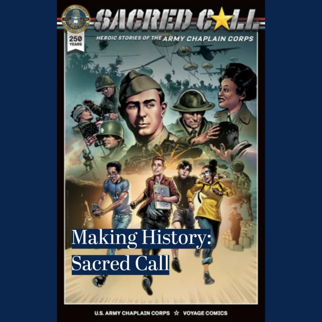 To celebrate the 250th, the U.S. Army has decided to honor the service of chaplains and their service, by producing a very touching and informative graphic novel, titled “Sacred Call.” The novel starts by telling the story of the Four Chaplains in World War II. This beautiful story emphasizes the key themes of military chaplaincy: Sacrifice, courage, and selflessness. 

The next chaplain featured is Chaplain Charles Watters, who served during the war with Vietnam. Part of Operation Junction City, he earned the Medal of Honor for risking his life to save soldiers during the Battle of Dak To. Watters, too, would lose his life in the line of duty. 

Our story goes on to include other Chaplains, like Father Emil Kapaun, James Naismith, and Father Duffy, highlighting their bravery and the selflessness with which they served others. The story also mentions other aspects of chaplaincy, such as the service of chaplain assistants and recognizing the wide variety of personal backgrounds of modern military chaplains. 

This year, we celebrate two hundred and fifty years of our country’s existence. For all those years, chaplains have made themselves indispensable to their fellow servicemembers, tending to them with love and care. Though “Sacred Call” tells the story of many of the chaplaincy’s most famous members, there are still countless stories of selflessness and ministry left to be told. Here at the Chaplains Museum, we make these stories, and the people they represent, our priority. So please, come visit us if you would like to learn even more about chaplains and the work that they have done in service of this country, from the Revolutionary War to the modern day. 

If you want to read “Sacred Call” for yourself, click the link below: https://api.army.mil/e2/c/downloads/2025/06/25/563a6cd9/sacred-call-24jun2025-b.pdf 

Help the Chaplains Museum expand our collection and add new exhibits. Look for the "Donate" section at the link in our bio. 

#chaplainsmuseum #militarychaplains #makinghistory #libertyuniversity #thefourchaplains