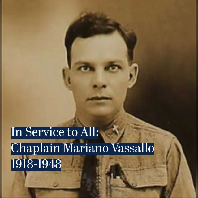 Military chaplains are leaders, both in the camp and in the chapel. These leaders represent the myriad cultures and backgrounds that make up the mosaic that is America. Take Monsignor Mariano Vassallo, for instance. Born in Vega Baja, Puerto Rico, he became the first Puerto Rican to serve as a chaplain in the U.S. Army. 

As a Catholic priest, Vassallo enlisted as a chaplain with the Puerto Rican Infantry on July 19, 1918. His unit faced great difficulties in integrating with the regular U.S. Army, as many Puerto Ricans refused to identify themselves as “white” or “black.” Vassallo and the Puerto Rican Infantry were tasked with defending the Panama Canal for the duration of the war, returning to Puerto Rico in March of 1919. 

Vassallo continued to serve with the Puerto Rican Infantry after the war. In 1920, the unit was redesignated as the 65th Infantry Regiment and incorporated into the standard ranks of the U.S. military. This regiment would go on to serve with great distinction during the Korean War. Vassallo distinguished himself in civilian service as well, being named vicar general of the San Juan diocese of Puerto Rico in 1937. General George Marshall considered Vassallo to serve as military attache to Cuba, believing that his Latin heritage and position as a chaplain would help engender good relations with the government. However, this proposal was dropped, as Vassallo’s diplomatic credentials made him far overqualified for the position. Chaplain Vassallo remained with the 65th Infantry for the duration of their service in Europe during World War II. He retired at the rank of Colonel in 1948. 

Follow the Chaplains Museum for more stories of brave chaplains as we explore the melting pot of American culture. 
 
Help the Chaplains Museum expand our collection and add new exhibits. Look for the “Donate” section at the link in our bio. 

#chaplainsmuseum #militarychaplains #inservicetoall #libertyuniversity #puertoricanhistory