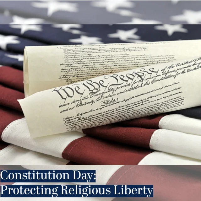 Happy Constitution Day! On this day in 1787, the U.S. Constitution was signed. As the country’s legal framework for governance, the Constitution both guarantees the rights of U.S. citizens and limits government involvement in those rights. A model example of this is the provision of military chaplains to U.S. service members. 
 
The first words of the First Amendment to the Constitution set the parameters for military chaplaincy: “Congress shall make no law respecting an establishment of religion, or prohibiting the free exercise thereof...” The government does not dictate the message of chaplains or require servicemembers to participate in religious activities. Instead, chaplains ensure the protection of religious freedom in the nation’s military as they have done for 250 years. 
 
Come visit the Museum’s newly added Chaplains of the American Revolution exhibit, in honor of the country’s 250th anniversary! 
 
Help the Chaplains Museum expand our collection and add new exhibits! Look for the "Donate" section at the link in our bio.  
 
#chaplainsmuseum #chaplain #militarychaplain #libertyuniversity #constitutionday #firstamendment #constitution
